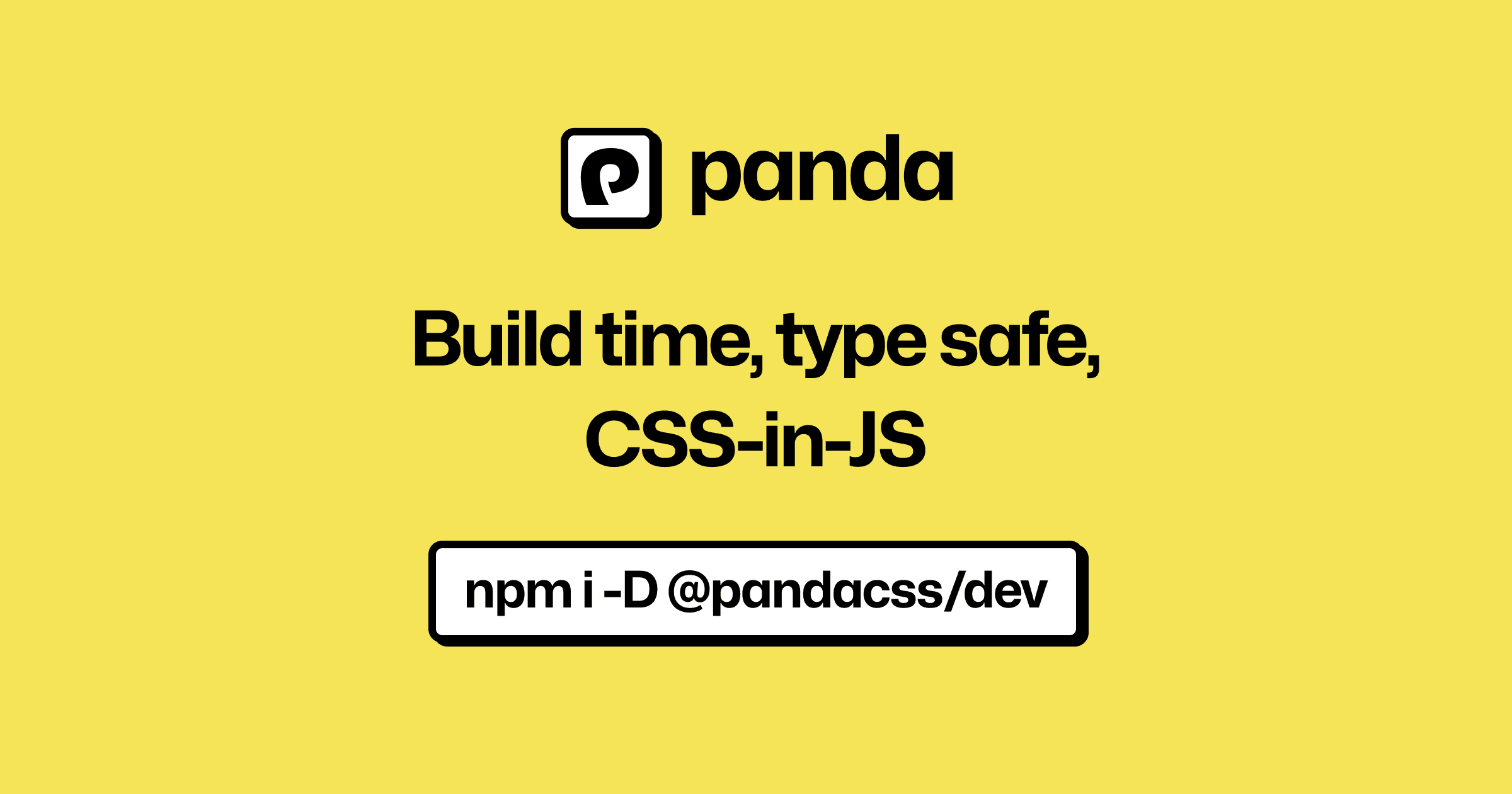 GitHub - chakra-ui/panda: 🐼 Universal, Type-Safe, CSS-in-JS Framework for Product Teams ⚡️