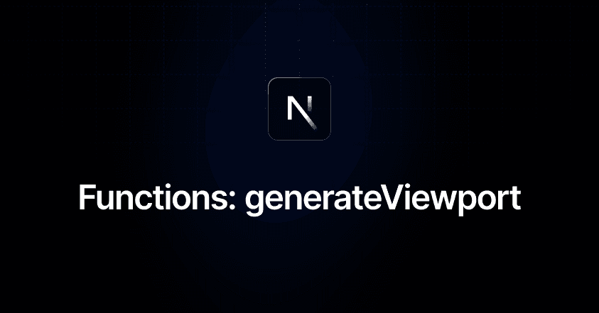 Functions: generateViewport | Next.js