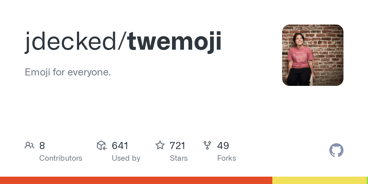 GitHub - jdecked/twemoji: Emoji for everyone.