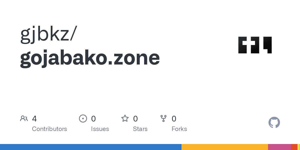 GitHub - gjbkz/gojabako.zone